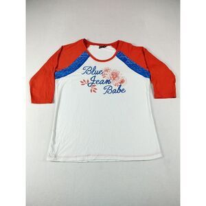 Cinch Cruel Girl Top Women's Red White Blue XL Westerncore Cowgirlcore Freedom